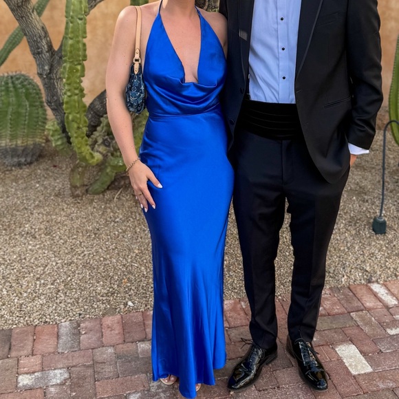 X Revolve Posey Maxi Dress in Royal Runaway The Label - Picture 4 of 16